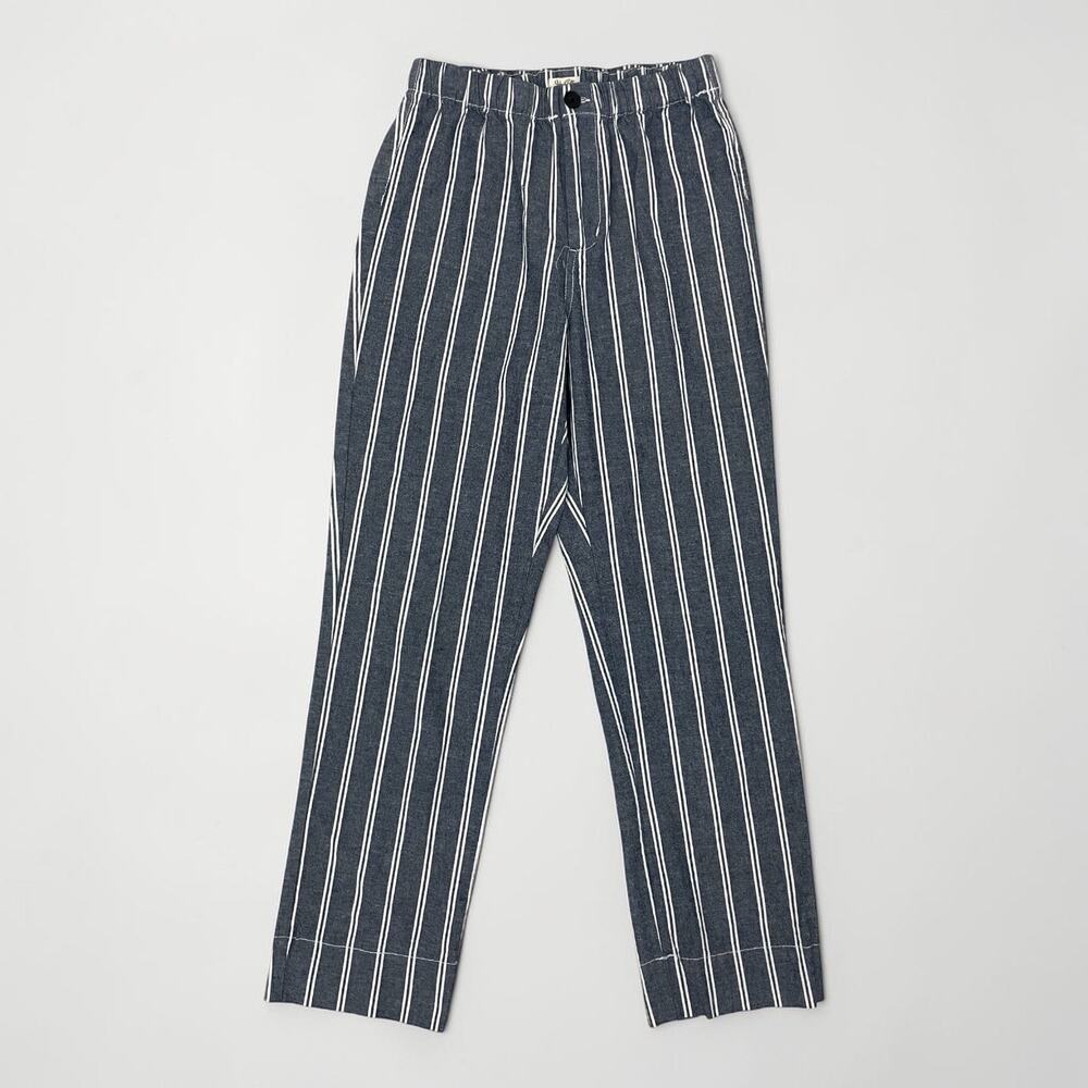 John Galt Blue & White Striped Trousers